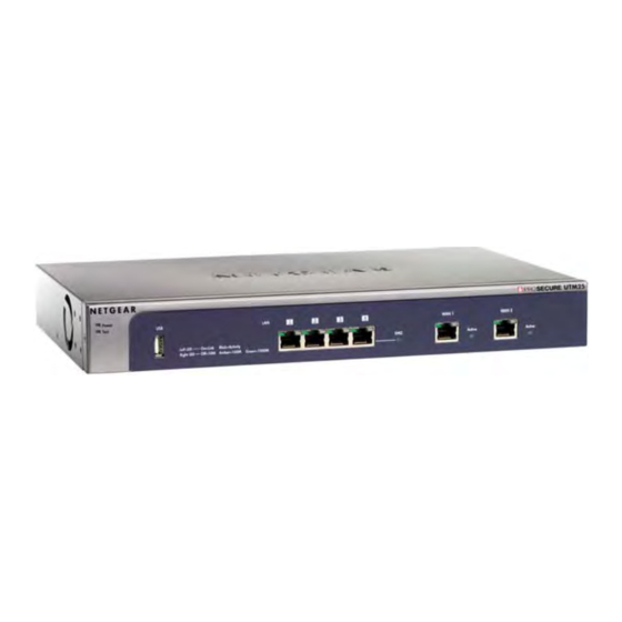 NETGEAR UTM25-100NAS - Prosecure Utm Appliance 25U No Sub Included Reference Manual