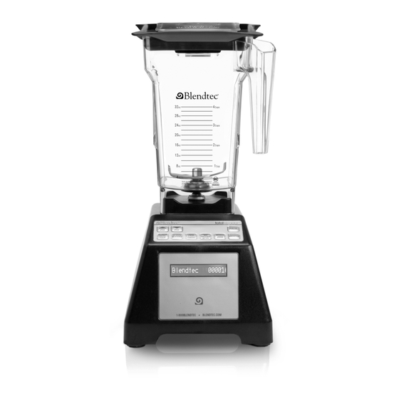 Blendtec Total Blender Classic Combo Owner's Manual