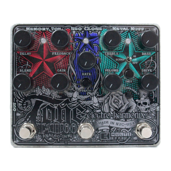 Electro-Harmonix TONE TATTOO User Manual