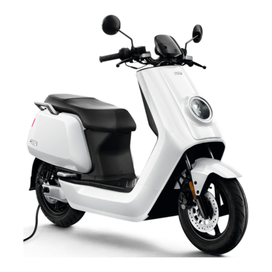 Jiangsu Niu Electric Technology N1S Operation & Maintenance Manual