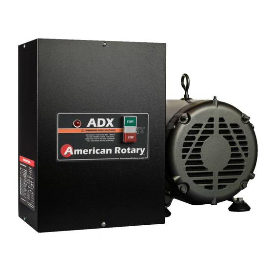 American Rotary 240 VOLT SERIES Operation & Installation Manual
