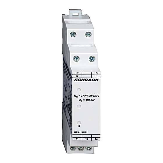 Schrack Amparo URAU3N11 Assembly And Installation Instructions