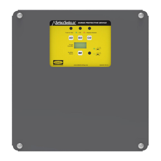 Hubbell Spikeshield HBL3P120C Instruction Bulletin