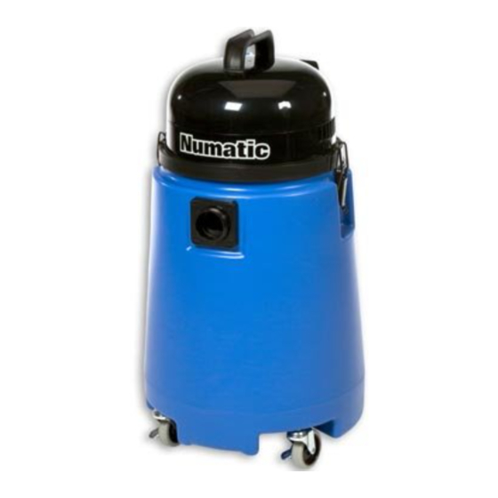 Numatic WVP 800 DH Operator Instructions