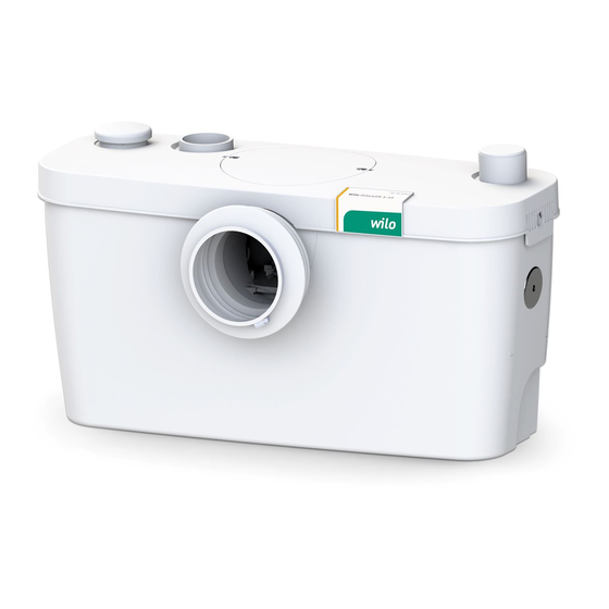 Wilo -HiSewlift 3 Series Installation And Operating Instructions Manual