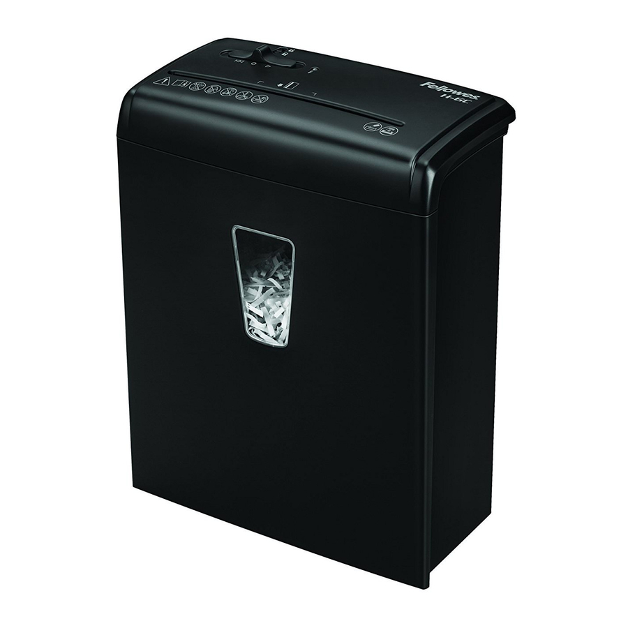 Fellowes POWERSHRED H-6C Manual