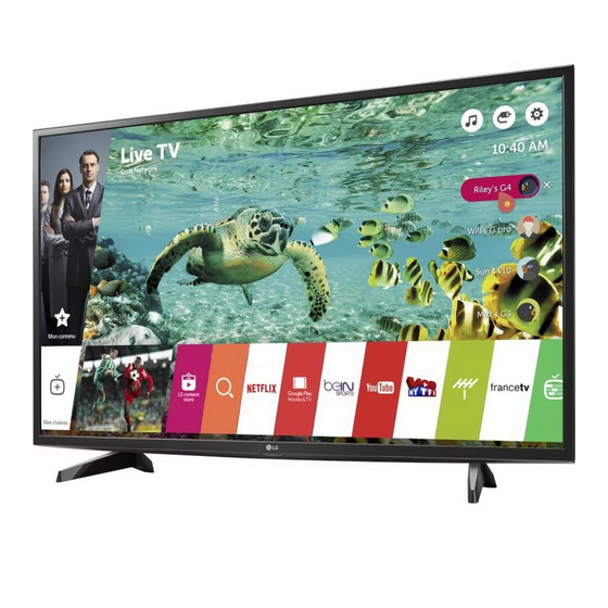 LG 60UH605V Owner's Manual