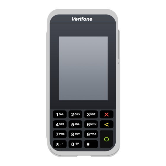 VeriFone e285 Quick Start Manual
