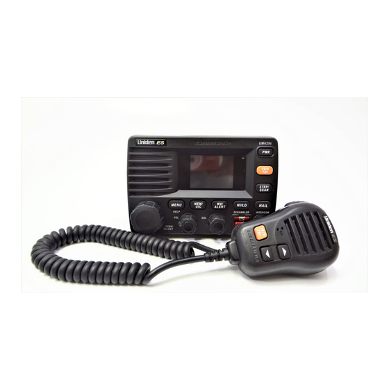 Uniden UM625C Owner's Manual