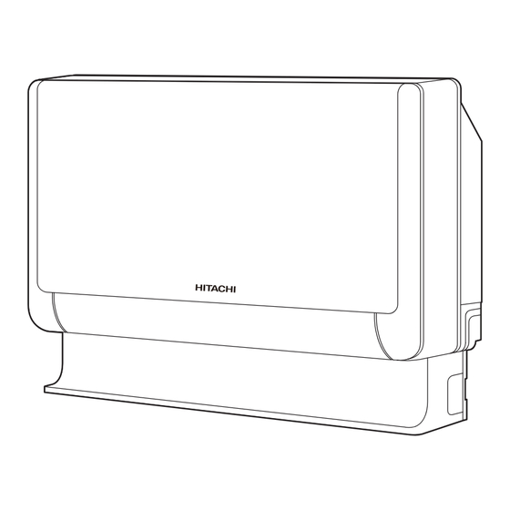 Hitachi airHome Floor RAF-XJ25QHAE Operation Manual