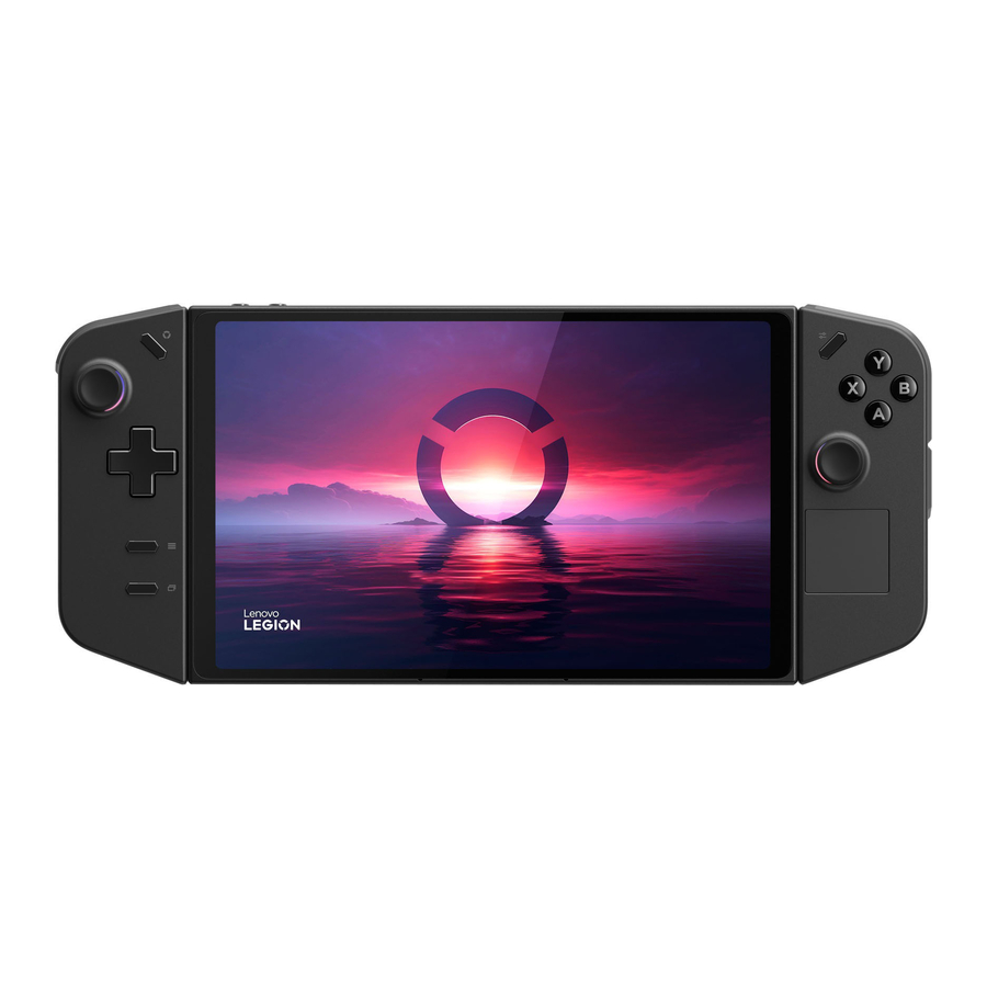 Lenovo Legion Go, 8APU1, 83E1 - Video Game Console Manual