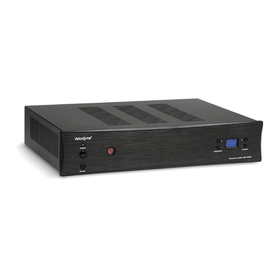 Velodyne SC-602 Specifications