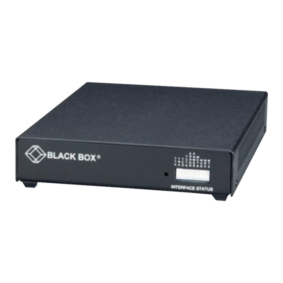 Black Box PC001 User Manual