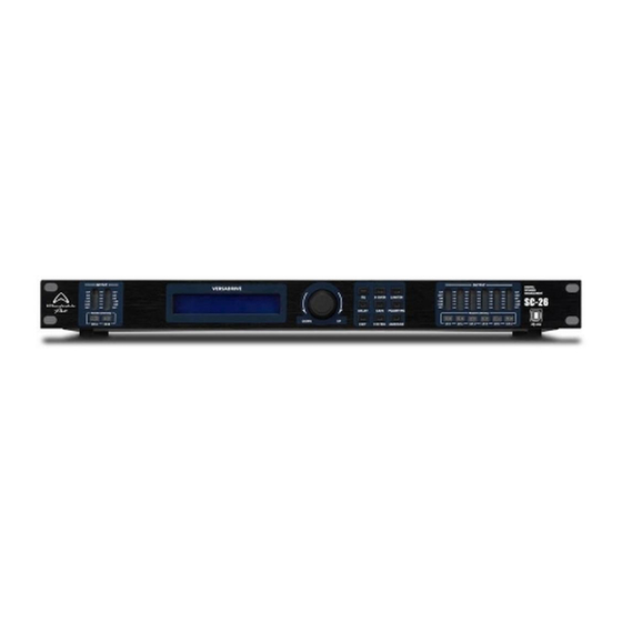 Wharfedale Pro Versadrive SC-26 Operating Manual And User Manual
