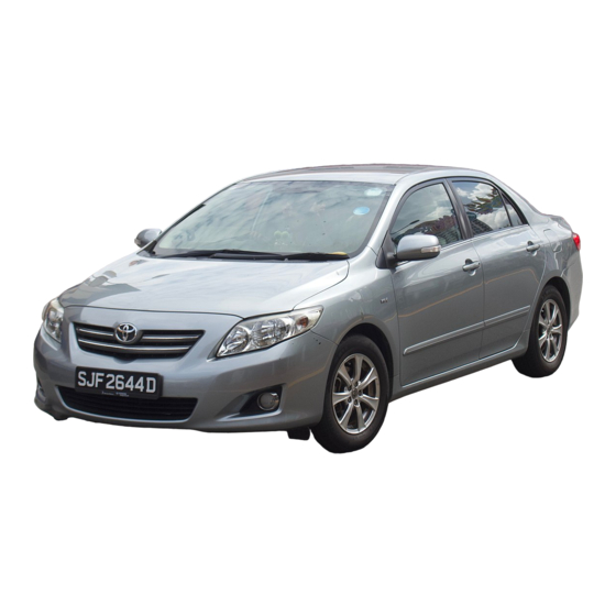 Toyota 2008 Corolla Owner's Manual