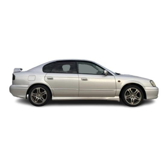 Subaru 2000 Legacy Maintenance And Service