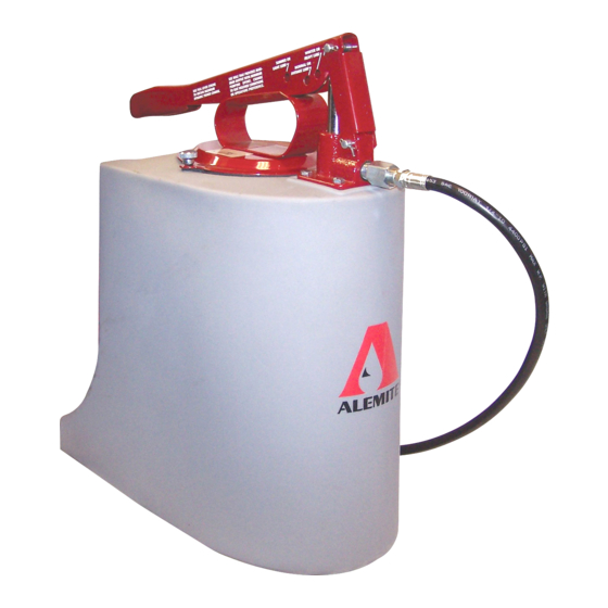 Alemite 7149-A4 Service Instructions Manual