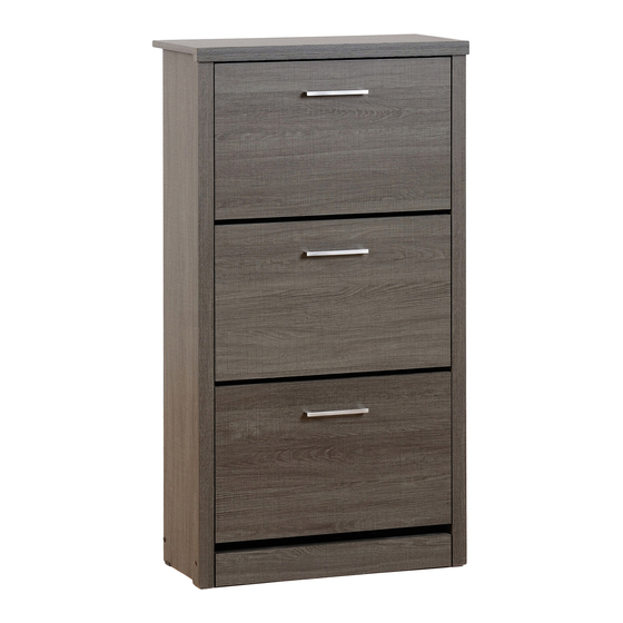 Seconique BLACK WOOD GRAIN LISBON Assembly Instructions Manual