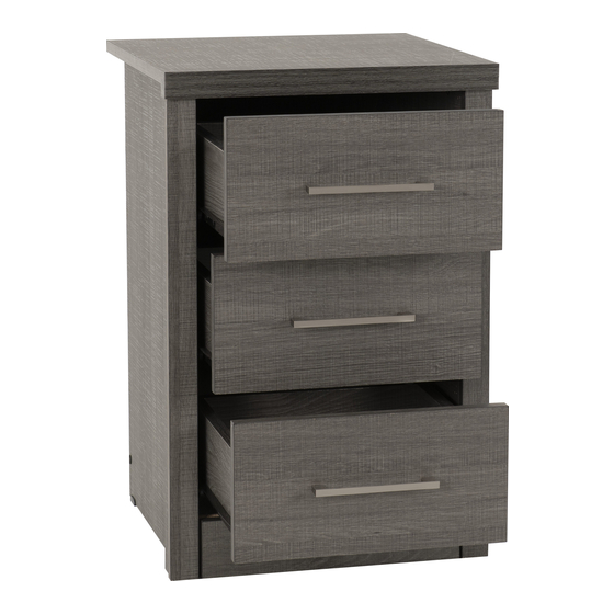 Seconique BLACK WOOD GRAIN LISBON Aassembly Instructions