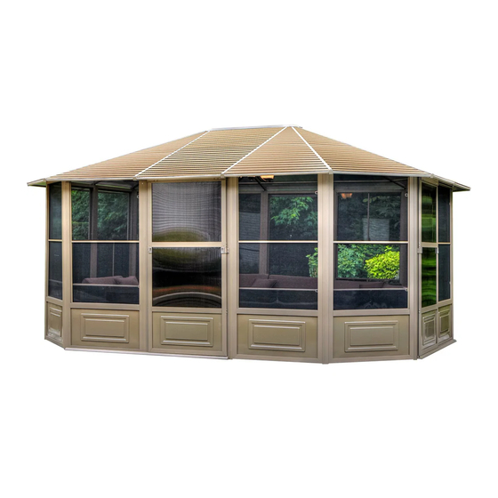 Gazebo penguin 41215MR-12 Assembly Instructions Manual