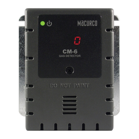 Macurco CM6-FCK User Instructions