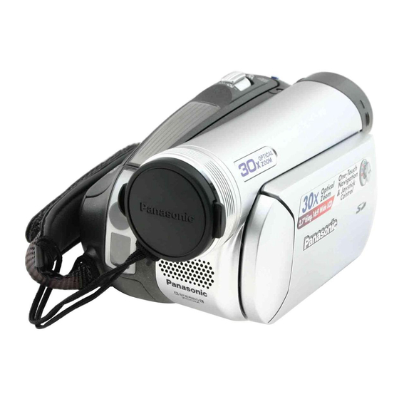 Panasonic PV-GS29 - MiniDV Camcorder With 30x Optical Zoom Operating Instructions Manual