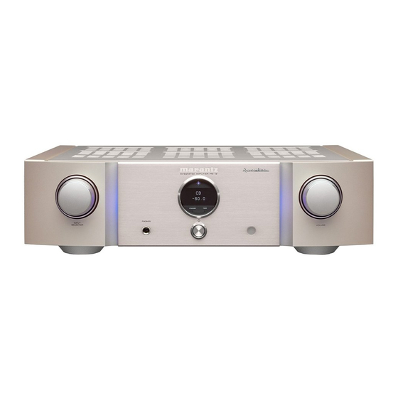Marantz PM-12 SE Owner's Manual