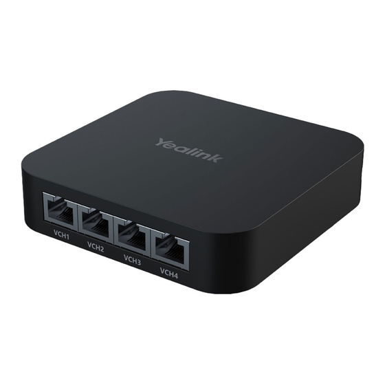 Yealink RCH40 Installation Manual