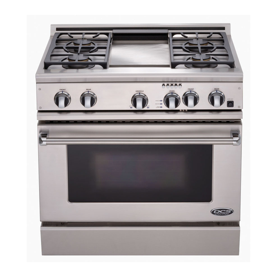 DCS RGT-305 Use And Care Manual