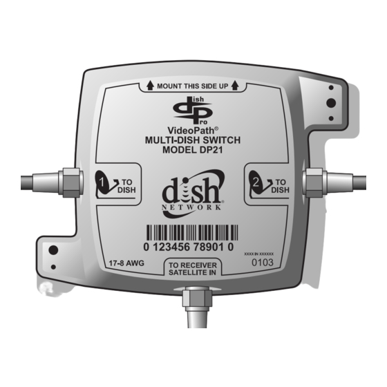 Dish Network VideoPath DP21 Installation Manual