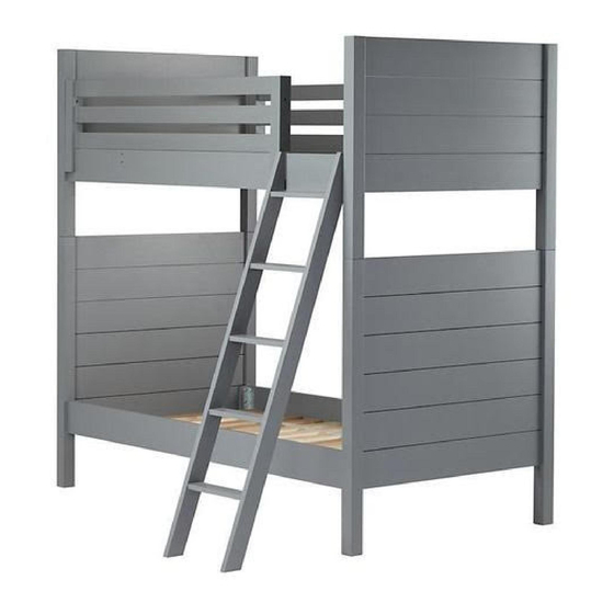 The Land of Nod SIMPLE Twin-over-twin Bunk Bed Assembly Instructions
