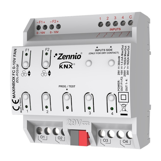 Zennio MAXinBOX FC 0-10V VALVE User Manual