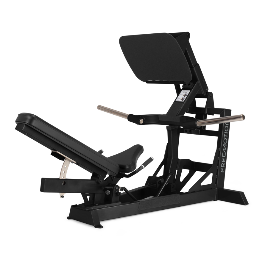 Freemotion Epic PLATE LOADED LEG PRESS Manuals