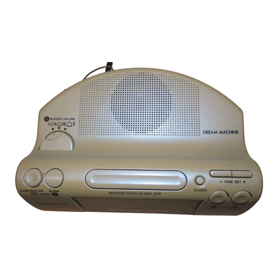 Sony ICF-C470 Operating Instructions
