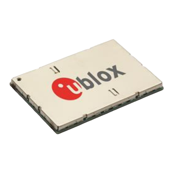 Ublox TOBY-L1 Series System Integration Manual