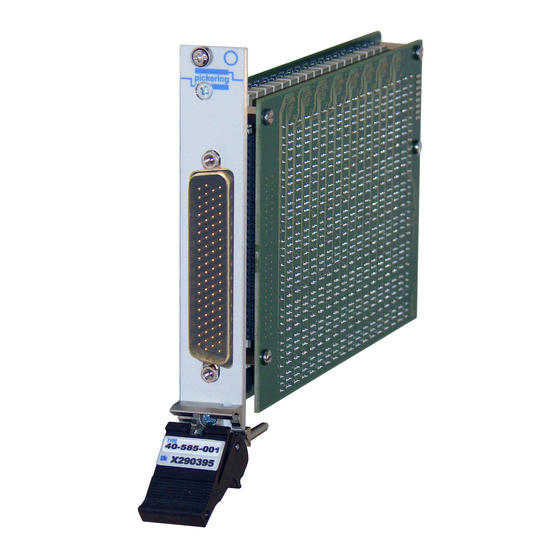 Pickering 40-584 User Manual