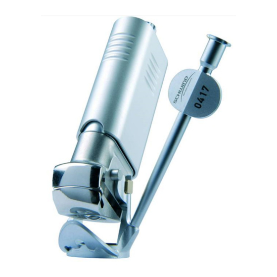 SCHWIND Carriazo-Pendular User Manual