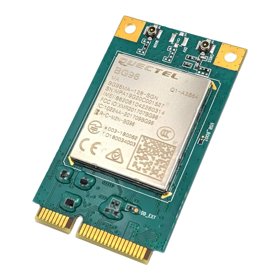 Quectel BG96 TCP/IP Application Note