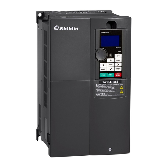 Shihlin electric SA3 Series Instruction Manual
