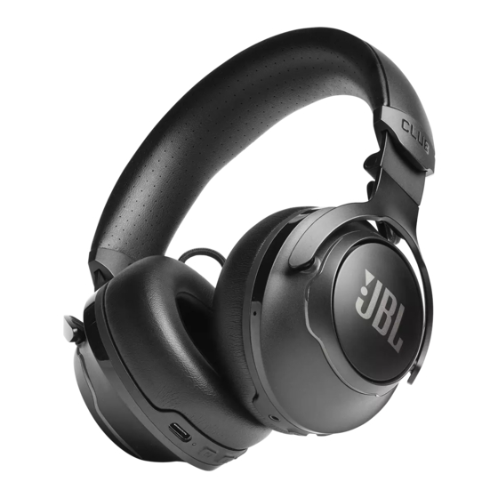 Harman JBL CLUB700BT Quick Start Manual