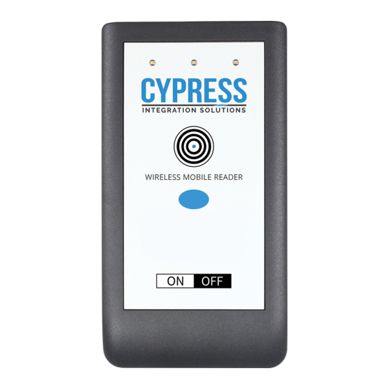 Cypress HHR-3262-GY Manuals