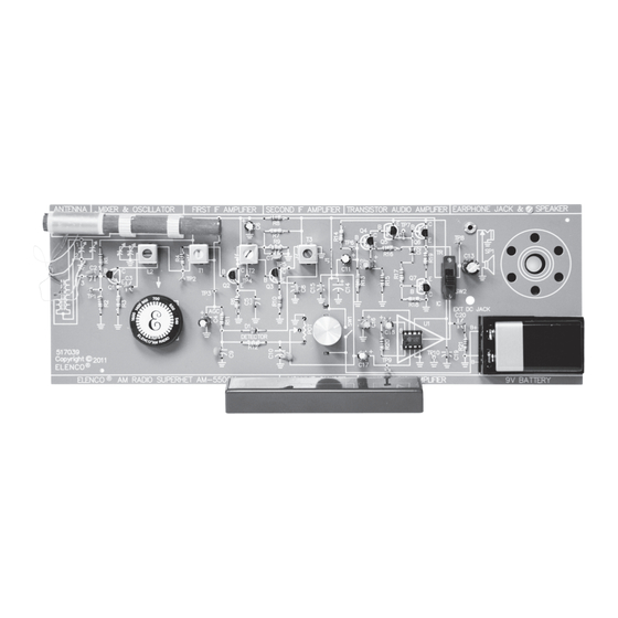 Elenco Electronics AM-550CK Assembly And Instruction Manual