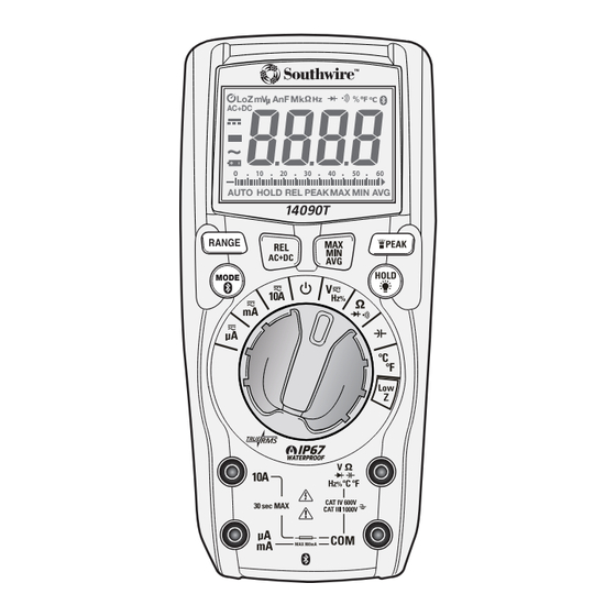 Southwire 14090T Operating Instructions Manual