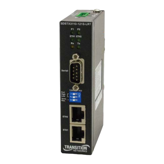 Transition Networks SDSTX3110-121S-LRT Manuals