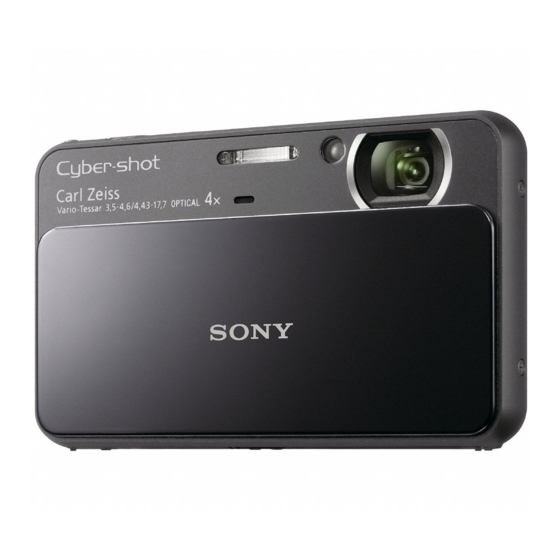 Sony Cyber-shot DSC-T110 Handbook