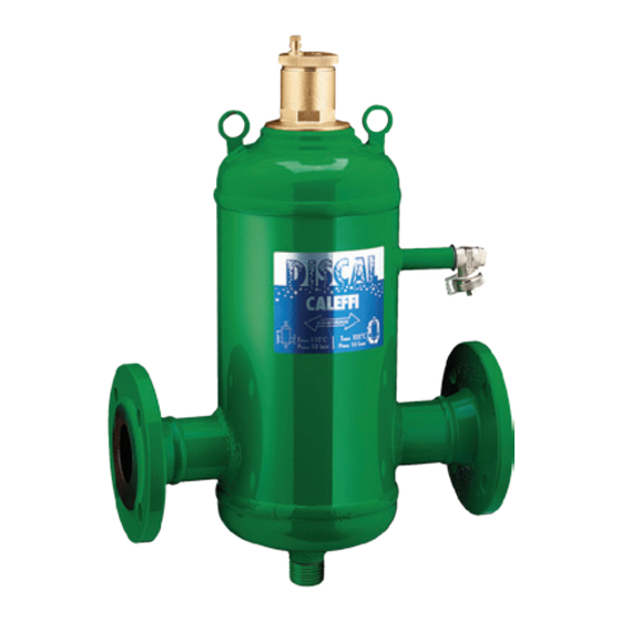 CALEFFI DISCAL 551 Series Installation, Commissioning And Servicing Instructions