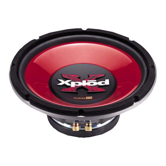 Sony xplod 10 inch orders subwoofer specs