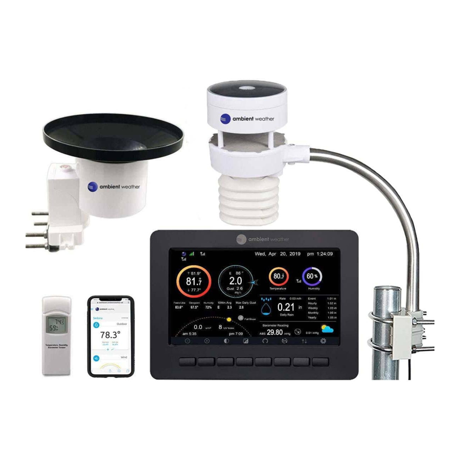 Ambient Weather WS-5000 - Wireless Weather Station Manual