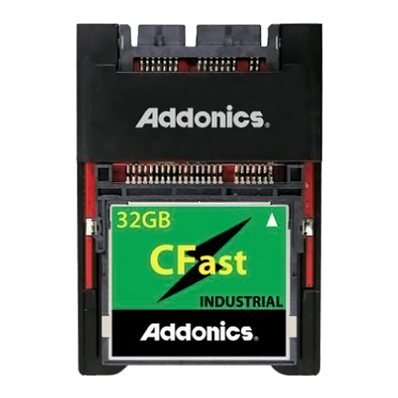 Addonics Technologies ADCFASTMS Installation Manual
