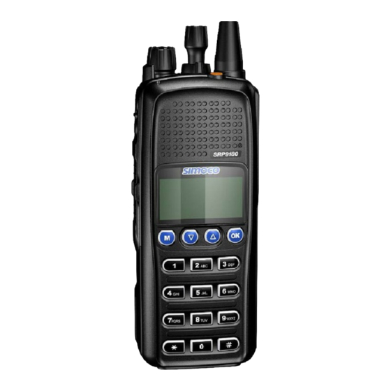 Simoco SRP9180-P25 Brief User's Manual